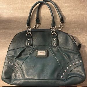 Green Guess purse
